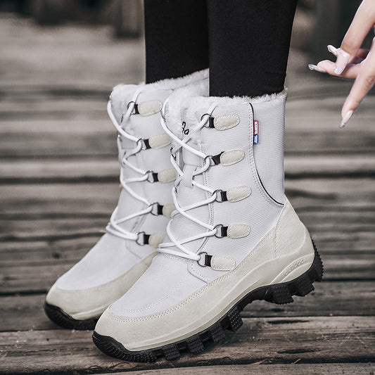 Bottes d'hiver pour femmes avec doublure isolante et semelle antidérapante Chic und Stil