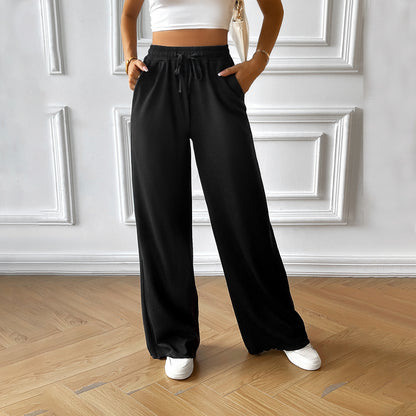 Chic and Style high-waisted casual pants for women with elastic waistband
