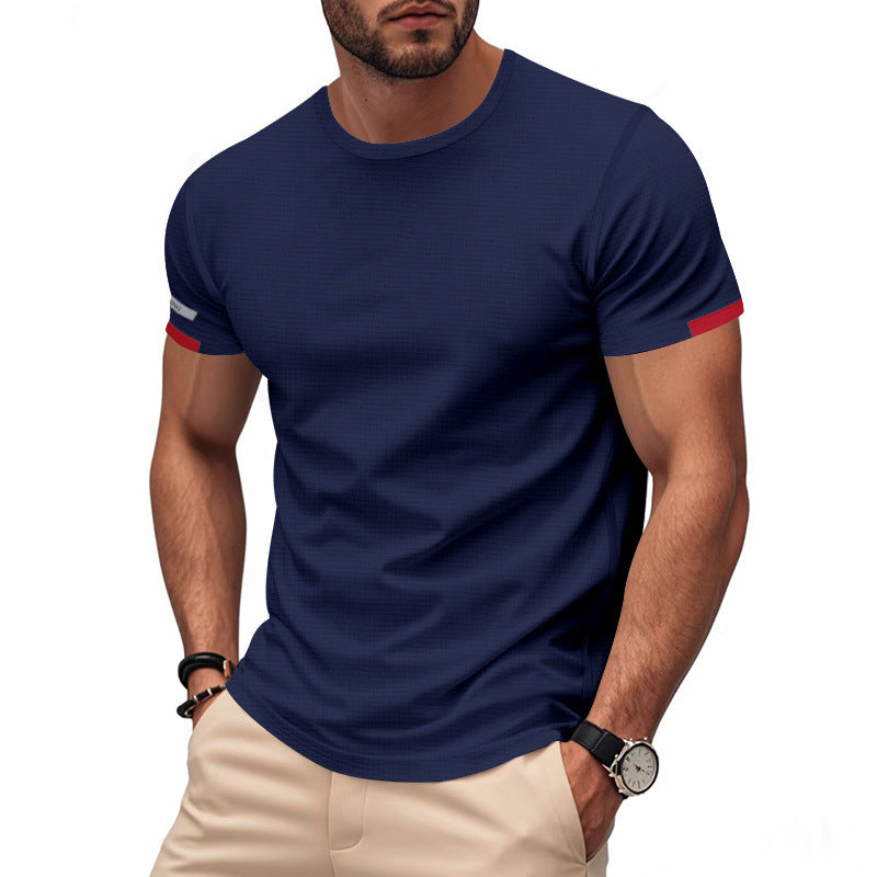 T-shirt fonctionnel sportif pour hommes en matériau mesh respirant Chic und Stil