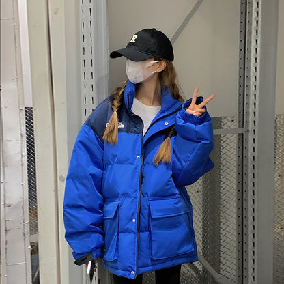 Dames isolée oversized manteau d'hiver avec poches pratiques Chic und Stil