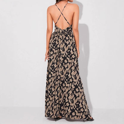 Dames magnifique robe maxi à volants Chic und Stil