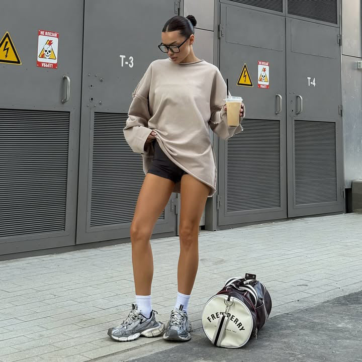 Pull oversized décontracté pour femmes avec des accents tendance Chic und Stil