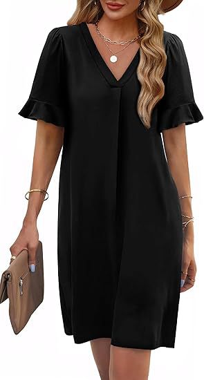 Robe décontractée en lin pour femmes Chic und Stil