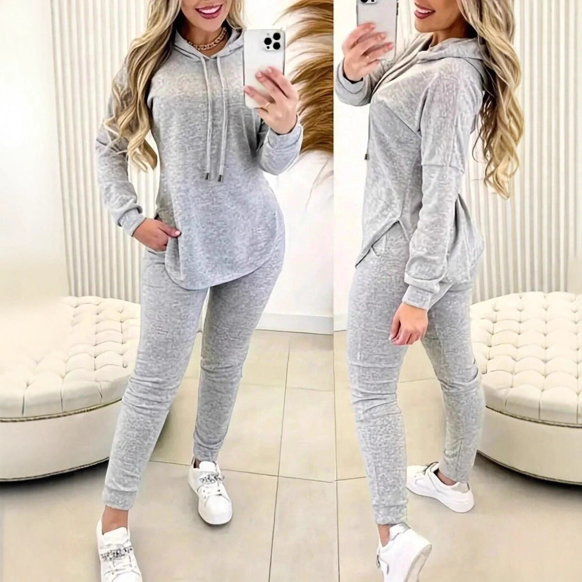 Women's sporty leisure set with hoodie and comfortable jogging pants Chic and Style