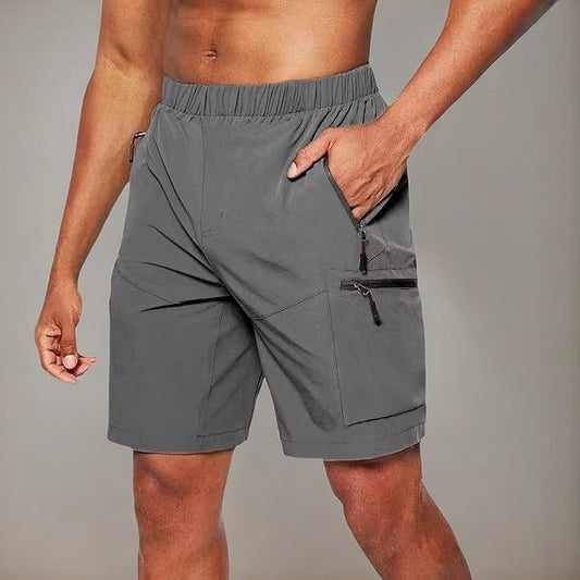 Shorts fonctionnels pour hommes avec taille élastique et poches zippées pratiques Chic und Stil