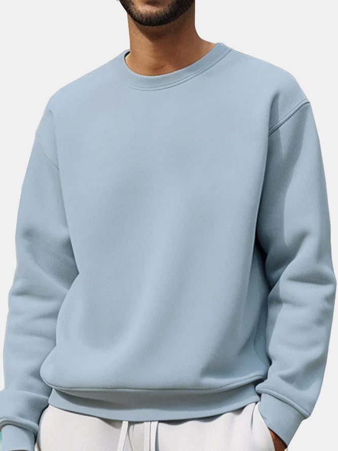 Casual pullover for men with dropped shoulders Chic and Style
