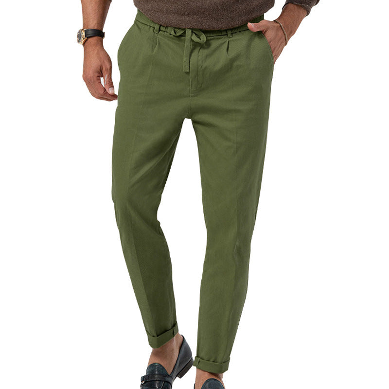 Fashionable summer cargo pants for men with elastic waist and adjustable drawstring Chic and Style
