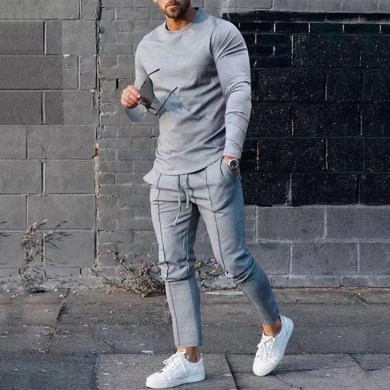 Men's stylish and chic sports top and jogging pants