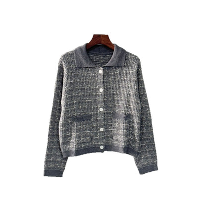 Dames cardigan en tricot tendance avec design de poche pratique Chic und Stil