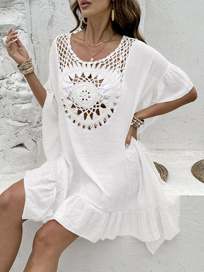 Robe de plage en crochet boho chic pour femmes Chic und Stil