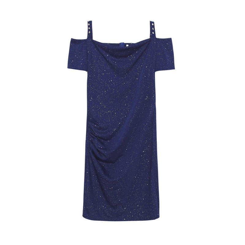 Chic und Stil Off-the-shoulder dress with ruffles