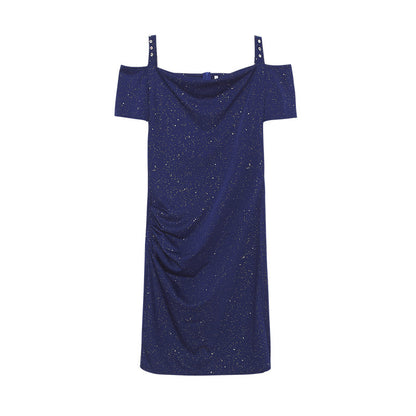 Chic und Stil Off-the-shoulder dress with ruffles