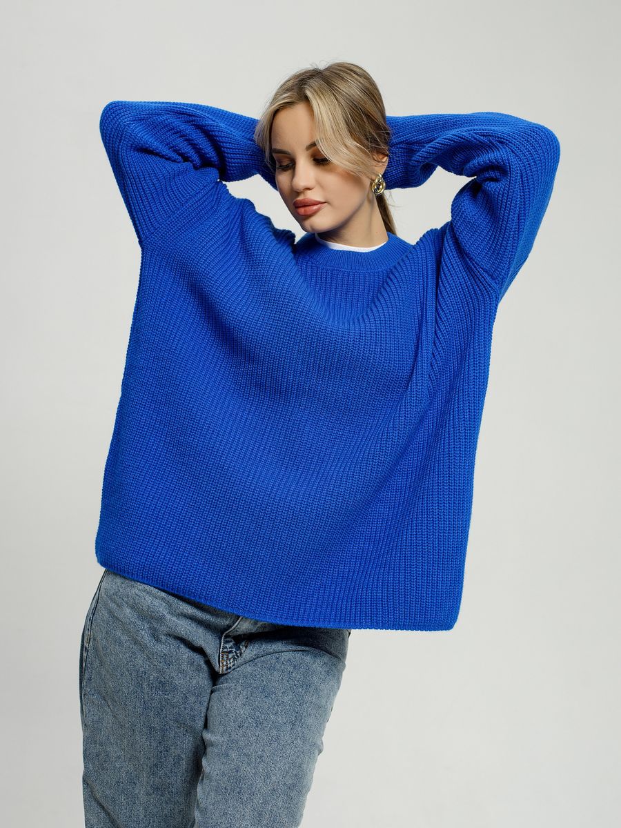 Dames Gros pull en tricot Chic und Stil