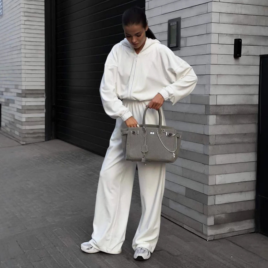 Dames Combinaison en polaire confortable avec poches pratiques Chic und Stil