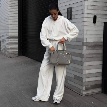 Dames Combinaison en polaire confortable avec poches pratiques Chic und Stil