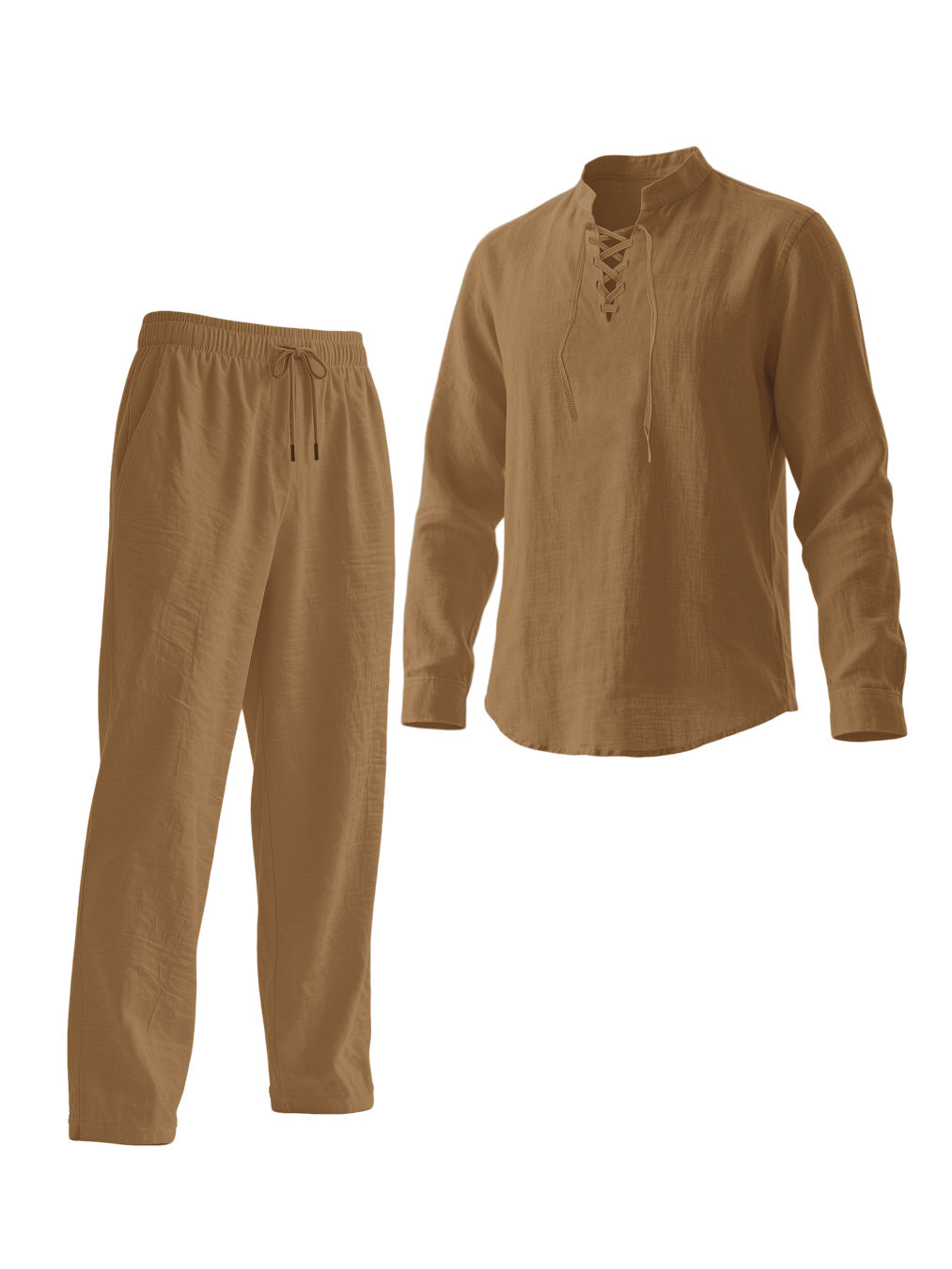 Men's Stylish Casual Set with Breathable Top and Comfortable Pants Chic and Style