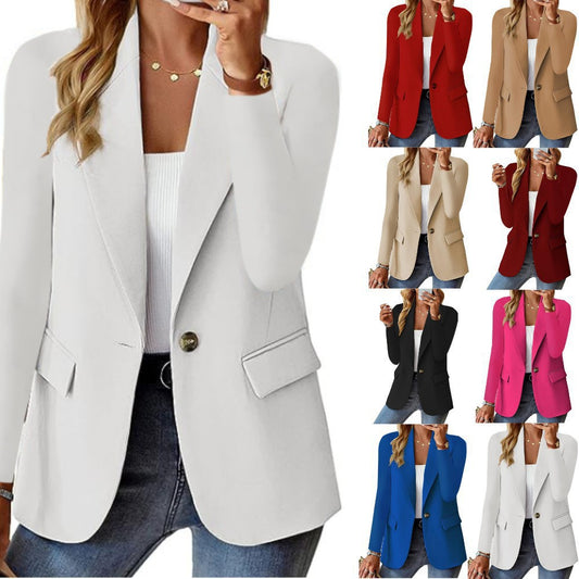 Dames Blazer élégant avec coupe classique et poches Chic und Stil