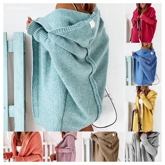 Dames Pull en tricot décontracté avec devant ouvert et fine texture Chic und Stil