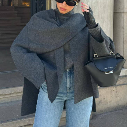 Dames élégante hoodie Chic und Stil