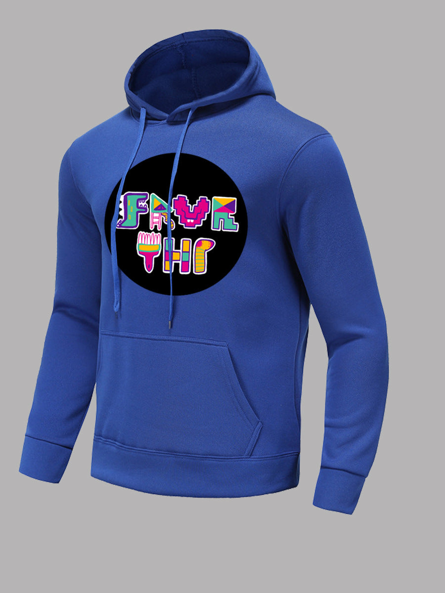 Pull à capuche pour dames avec un design graphique accrocheur et des poches kangourou confortables Chic und Stil