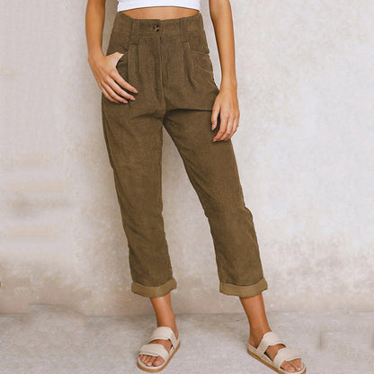 Elegant corduroy pants