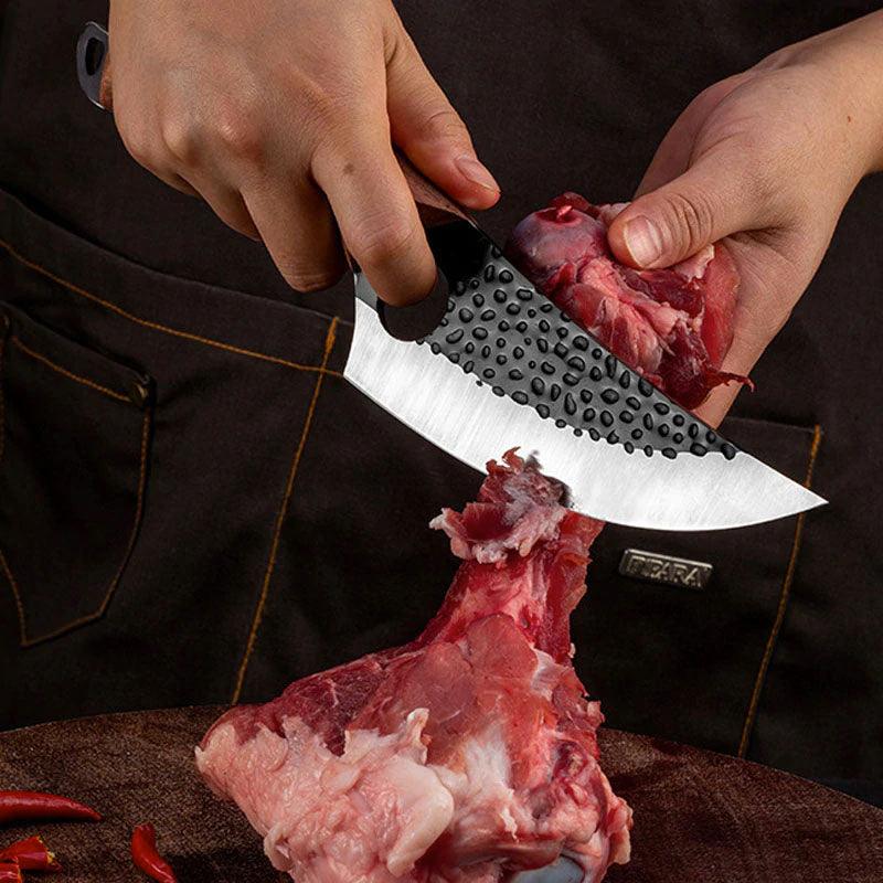 Couteau de Cuisine Forgé à la Main Premium - ChicUndStil