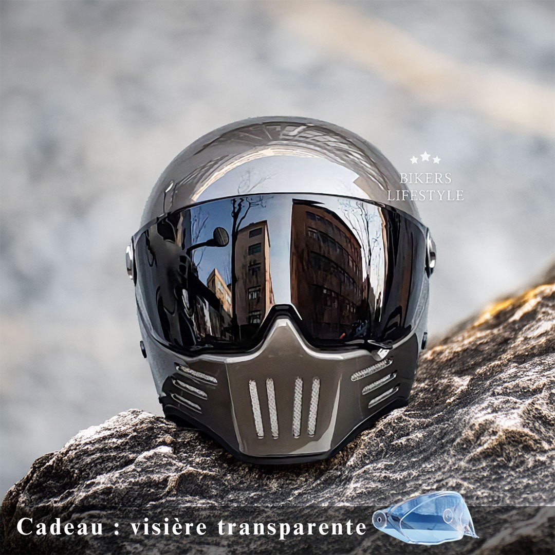 Casque de Moto Intégral - Homologué DOT et ECE - ChicUndStil
