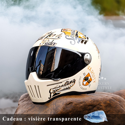 Casque de Moto Intégral - Homologué DOT et ECE - ChicUndStil