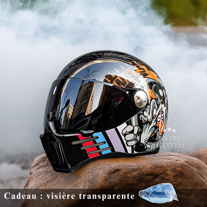 Casque de Moto Intégral - Homologué DOT et ECE - ChicUndStil