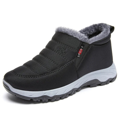 Chic und Stil | Quilted Waterproof Winter Boots for Women – Comfortable & Stylish Slip-On Design