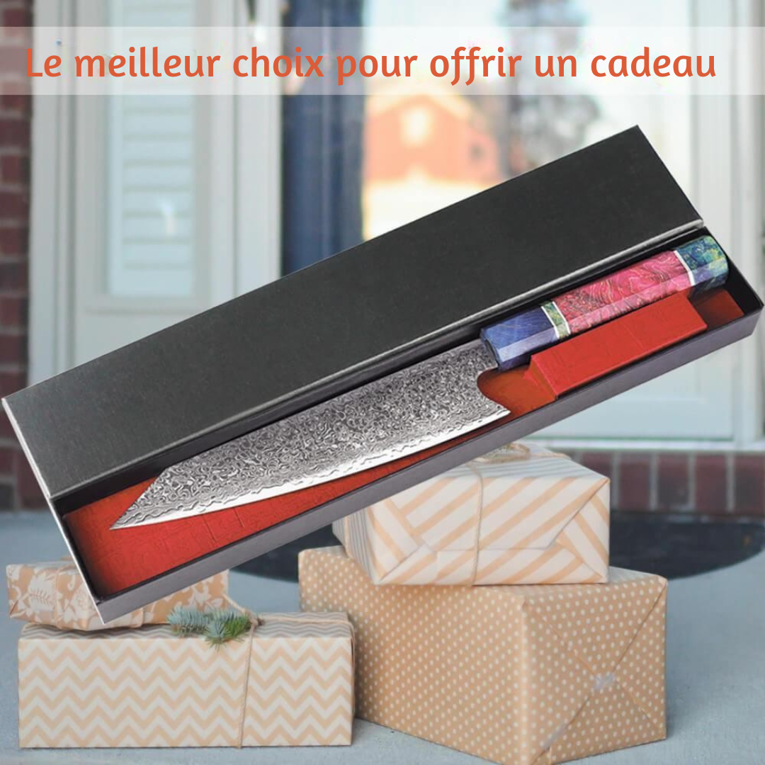 Couteau de Chef Japonais VG10 – Damas 8 Pouces - ChicUndStil