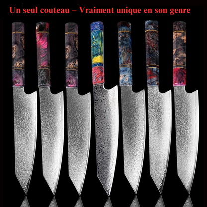 Couteau de Chef Japonais VG10 – Damas 8 Pouces - ChicUndStil