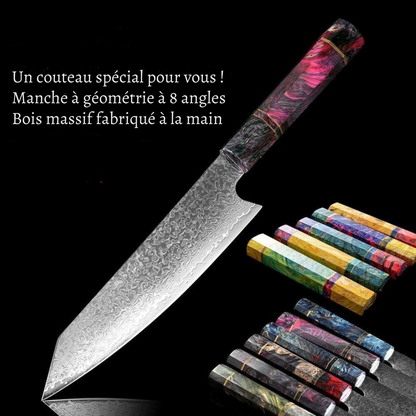 Couteau de Chef Japonais VG10 – Damas 8 Pouces - ChicUndStil