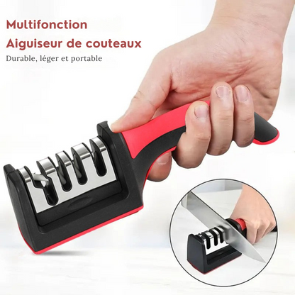 Aiguiseur de Couteaux Professionnel à 4 Étapes - ChicUndStil