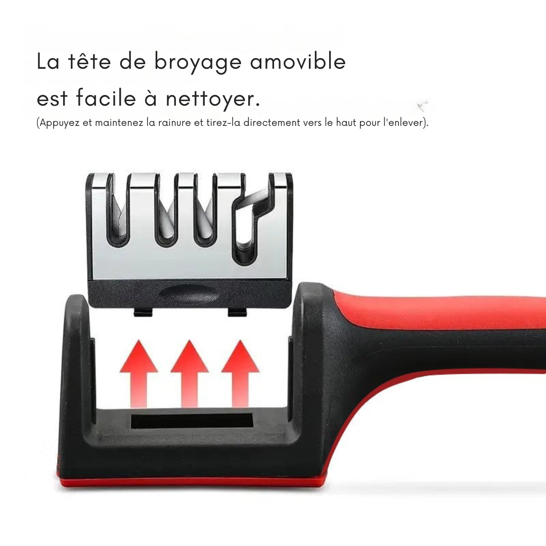 Aiguiseur de Couteaux Professionnel à 4 Étapes - ChicUndStil