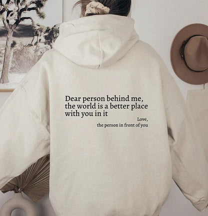 Angel - Personne d'amour derrière moi Hoodie Unisexe