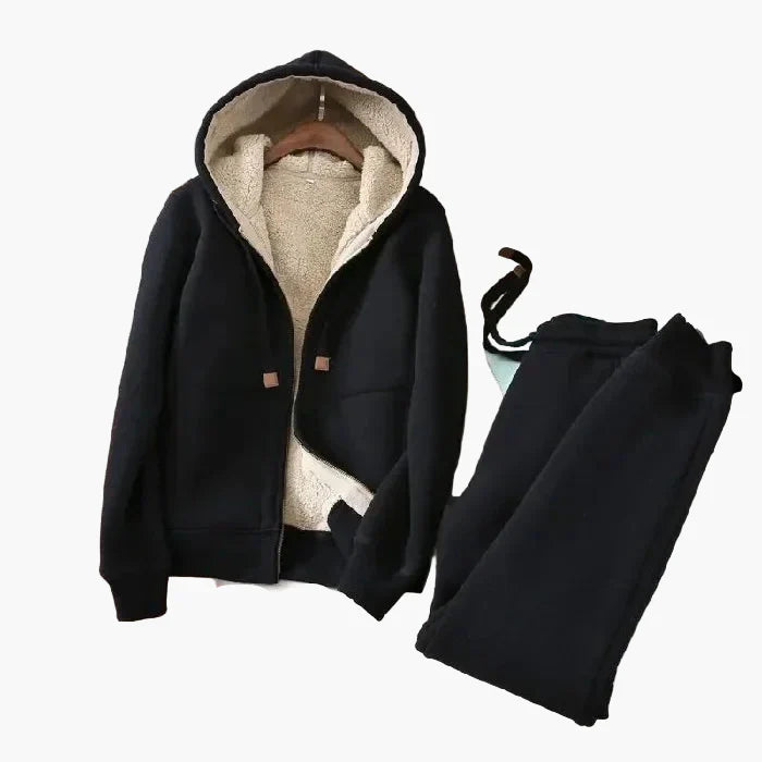 Chic und Stil | Leisurewear training outfit with hoodie and jogging pants - Sporty & Comfortable for everyday life and fitness