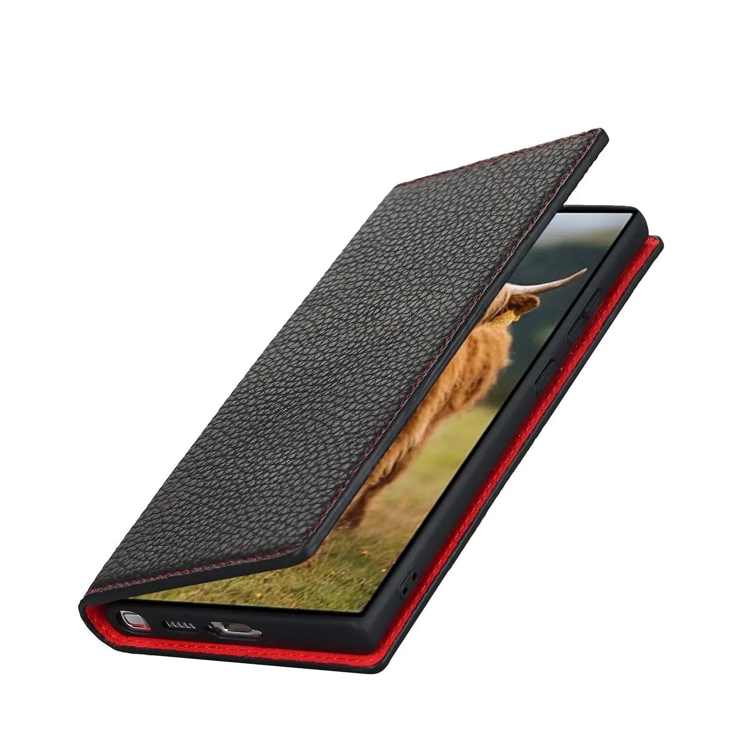 Chic and Style | Genuine Leather Case for Samsung Galaxy S23 Ultra