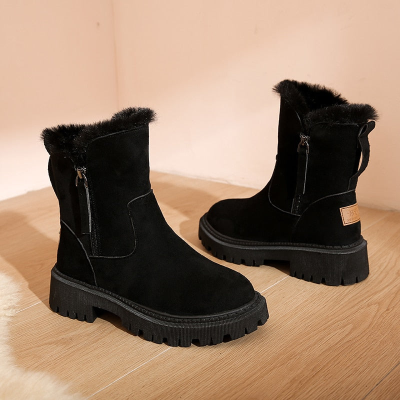 Chic und Stil - Bottes de neige à chevilles