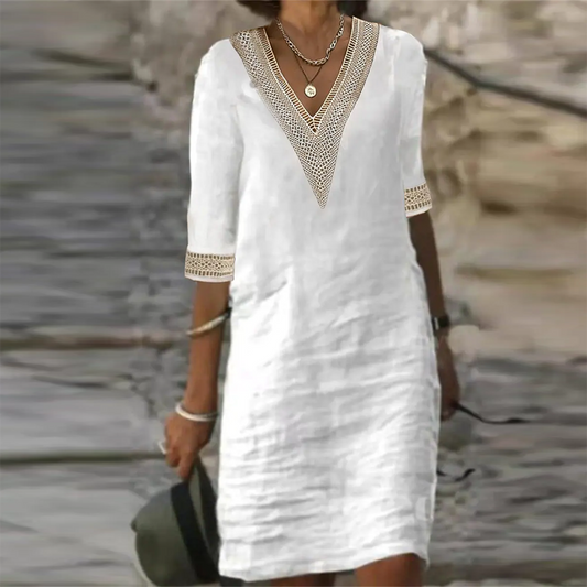 Chic und Stil | Stylish Linen Summer Dress for Women