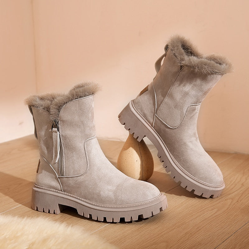 Chic und Stil - Bottes de neige à chevilles