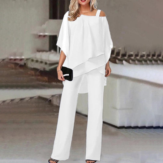 Chic und Stil | Jumpsuit More Elegant Two-Piece with Cold Shoulder