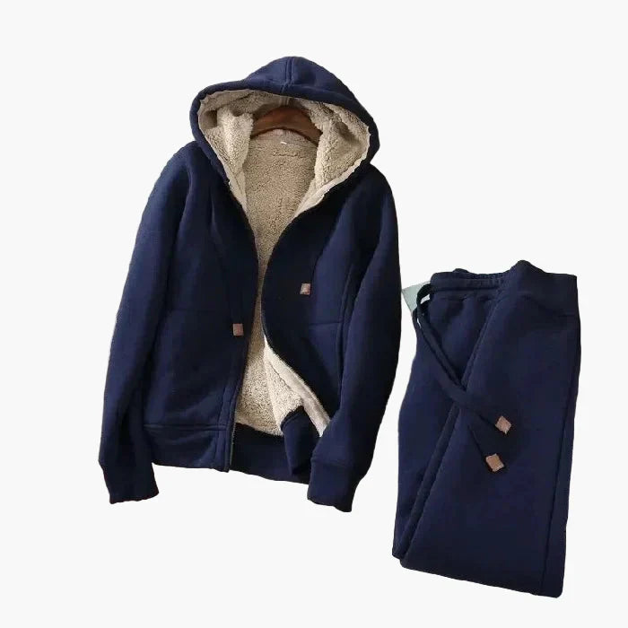 Chic und Stil | Leisurewear training outfit with hoodie and jogging pants - Sporty & Comfortable for everyday life and fitness