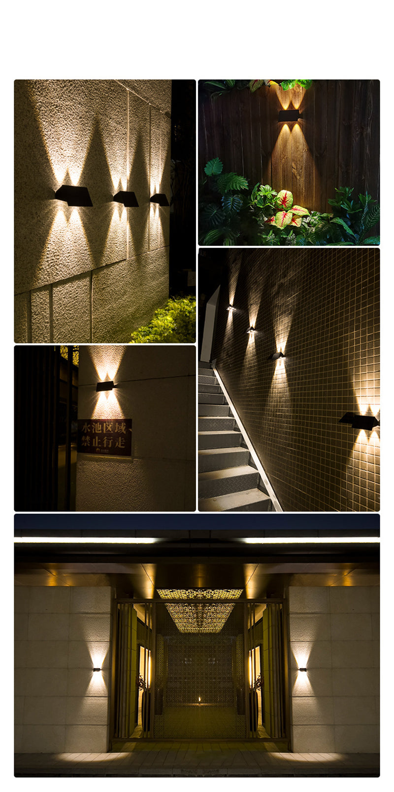 SensorGlow - Lampe Murale Solaire à Détection de Mouvement-Luminaires d'extérieur / solaires-ChicUndStil