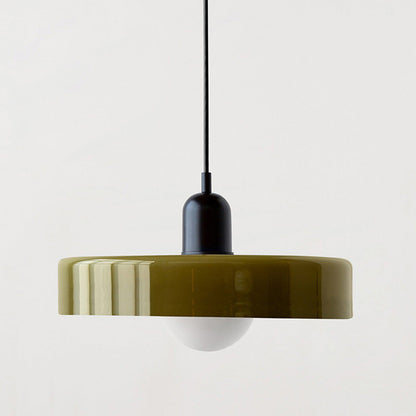 Chic and Style | Pendant lights made of colored glass | Elegant pendant light in Bauhaus style | Designer lamp for living room and dining room 