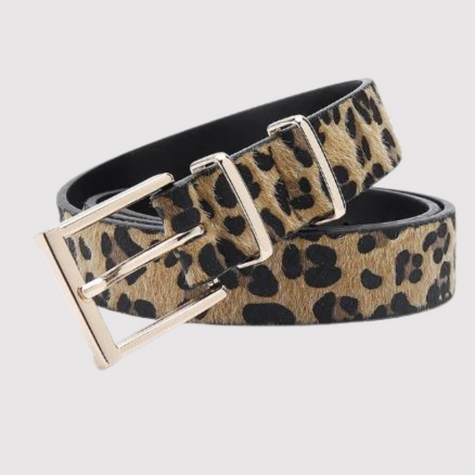 Chic and Style | Belt with leopard pattern