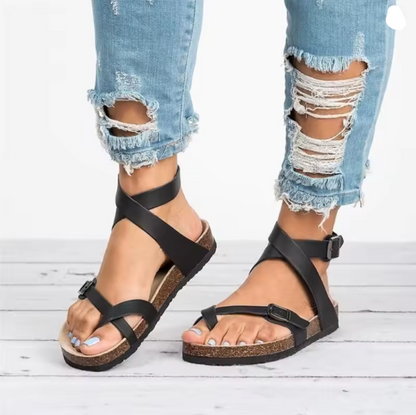 Chic und Stil | Orthopedic Sandals in Roman Style