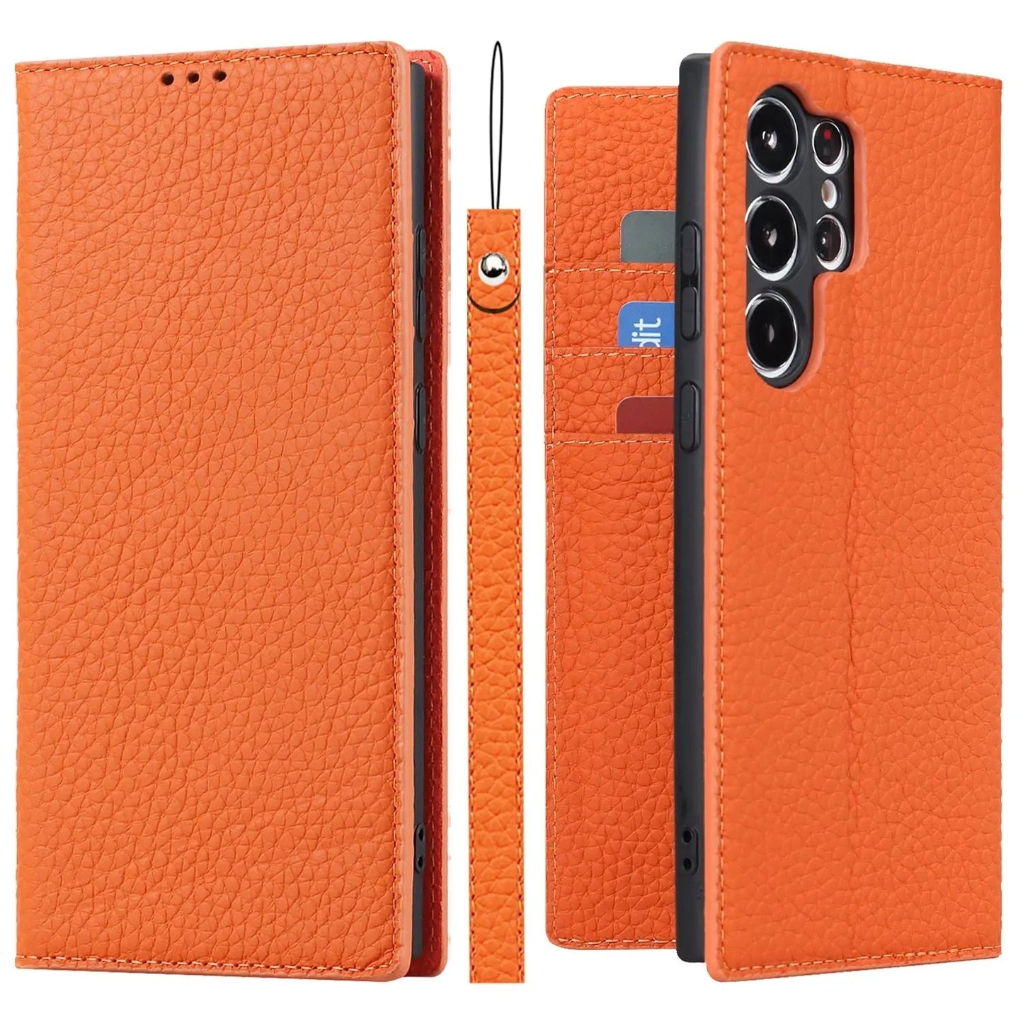 Chic and Style | Genuine Leather Case for Samsung Galaxy S23 Ultra