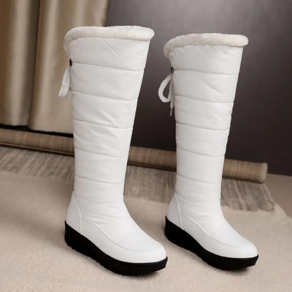 Chic und Stil | Mid-calf winter boots for women with warm fur lining