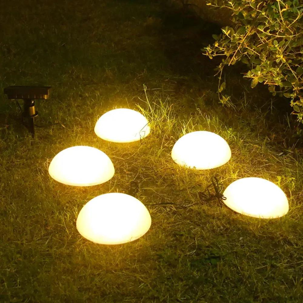 EcoGlow – Lampe de Jardin Solaire en Demi-Dôme-Luminaires d'extérieur / solaires-ChicUndStil